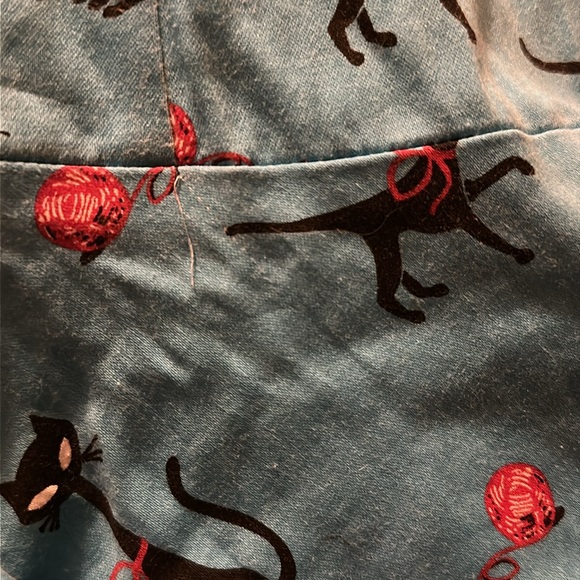 Pinup Couture Cat Print Heidi Dress - Picture 8 of 8